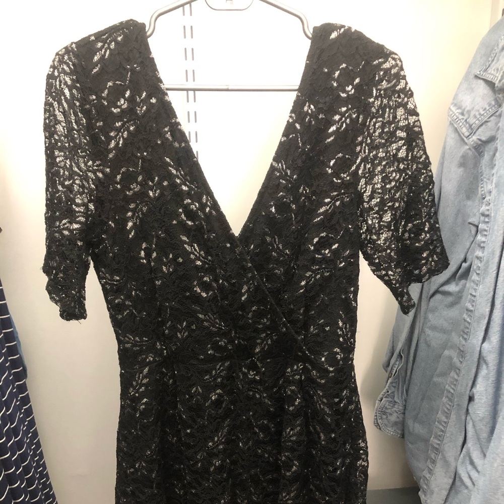 Black and Silver Romper